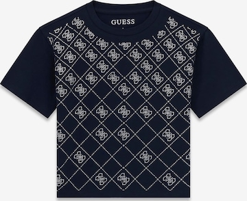 GUESS Shirt '4G' in Blue: front