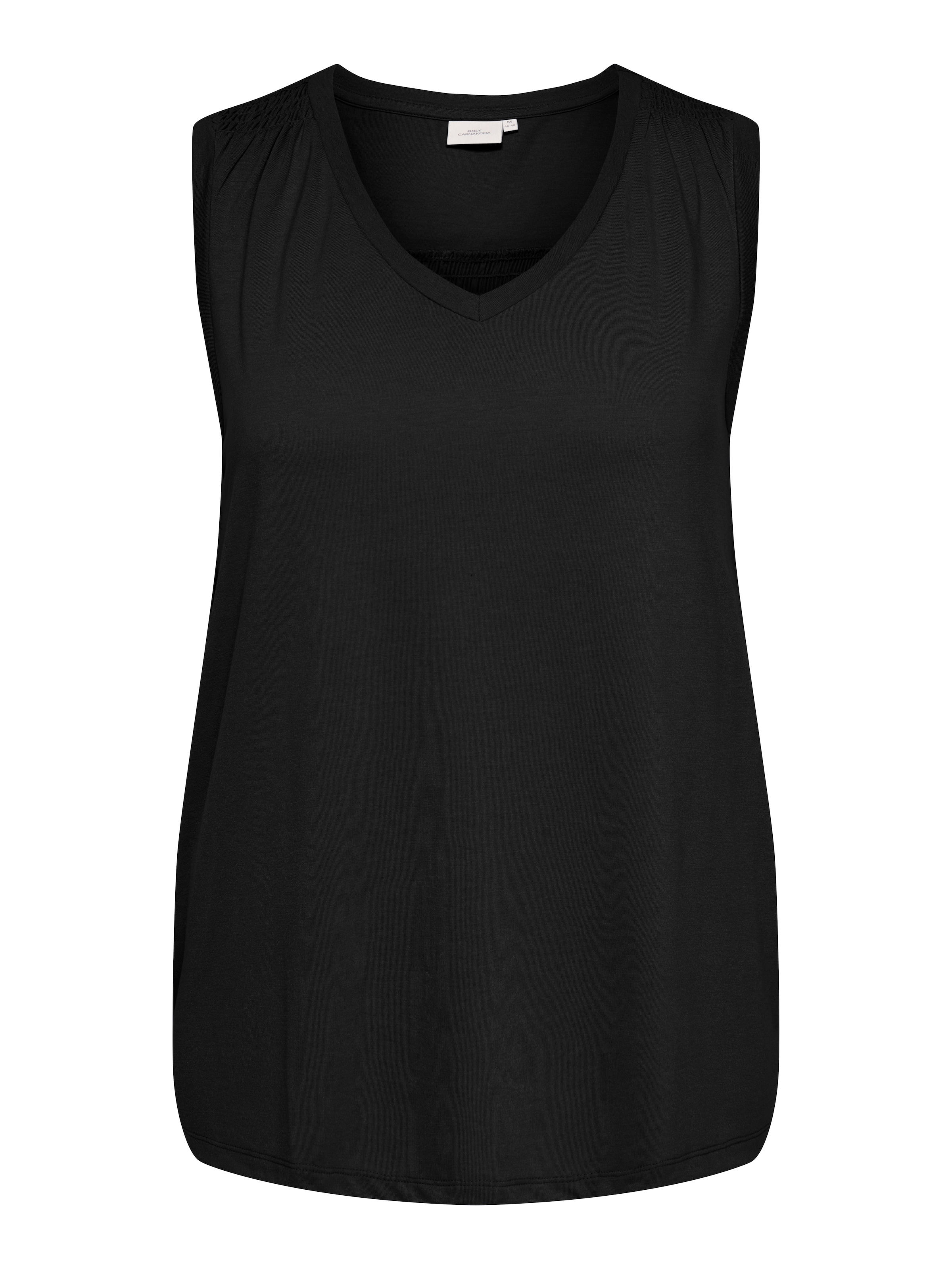 ONLY Carmakoma Shirt in Schwarz: Vorderseite