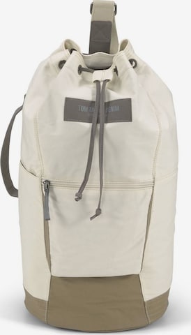 TOM TAILOR DENIM Backpack in White: front