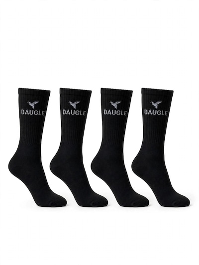 DAUGLE Chaussettes de sport 'DAUGLE Athletic Training Socks' en 39-42 en noir, Vue avec produit