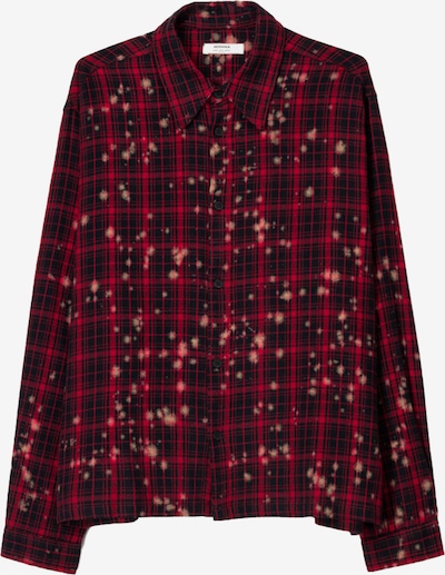 Bershka Koszula w kolorze beżowy / czerwony / czarnym, Podgląd produktu