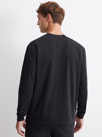 Marc O'Polo Pajamas long ' Heavy Jersey ' in Blue