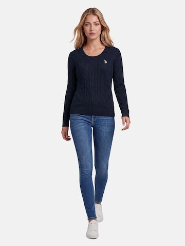 U.S. POLO ASSN. Sweater 'Sofiia' in Blue