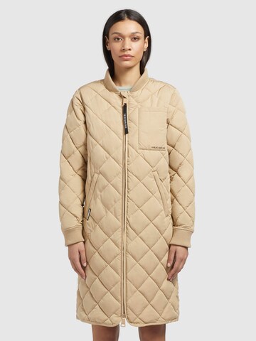 Manteau mi-saison 'Mary' khujo en beige : devant