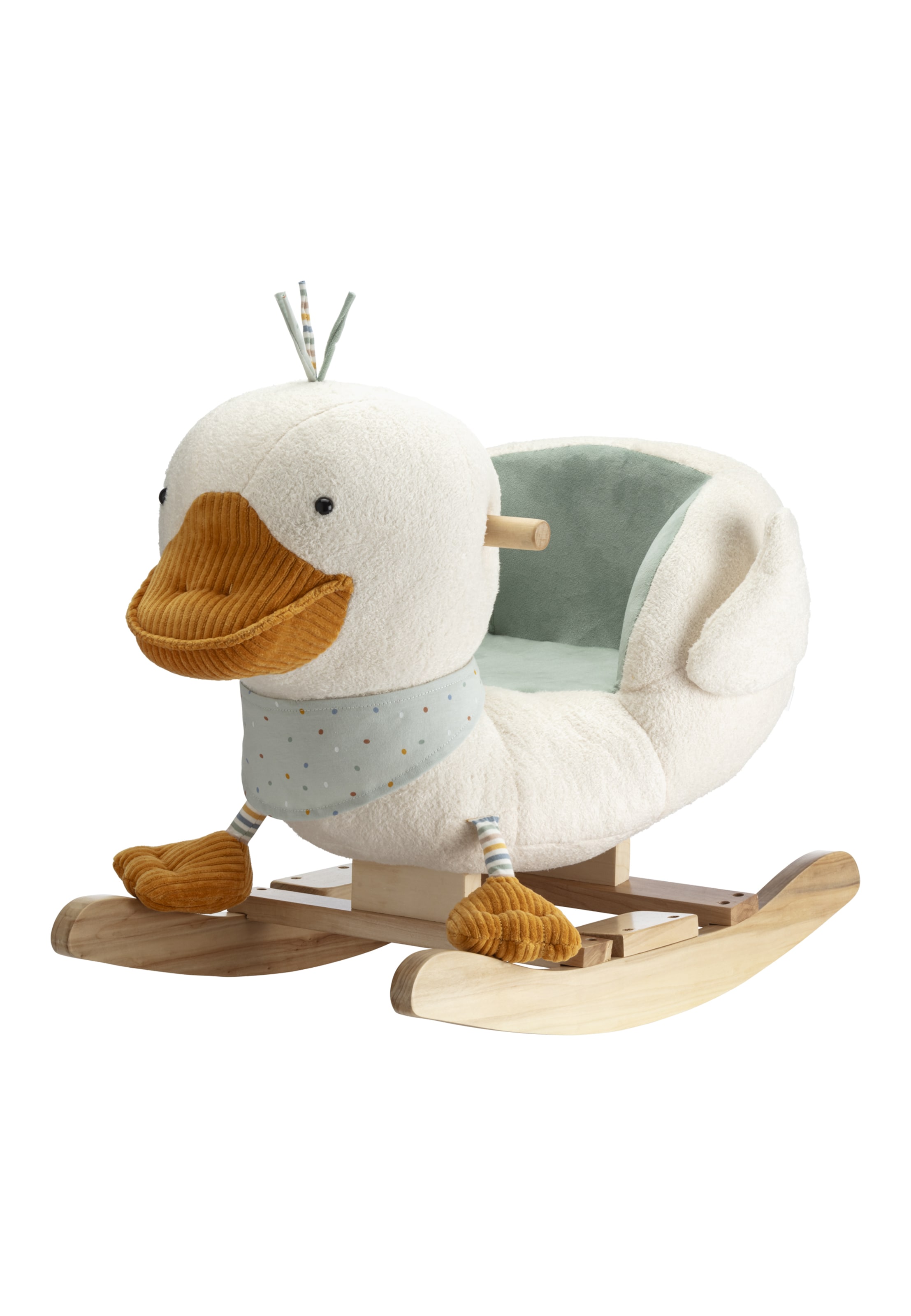 STERNTALER Schaukeltier 'Edda' in Weiß: Vorderseite