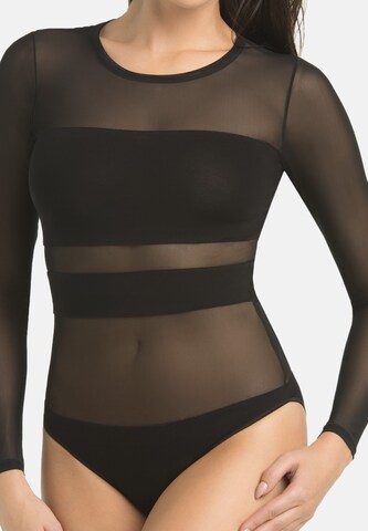 TEYLI Shirt bodysuit in Black