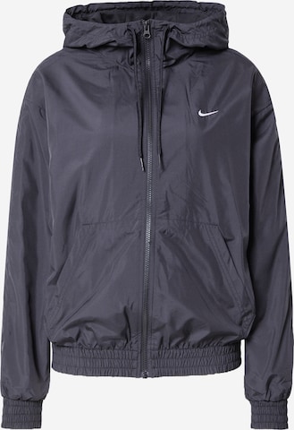 Nike SportswearPrijelazna jakna 'Classic' - crna boja: prednji dio