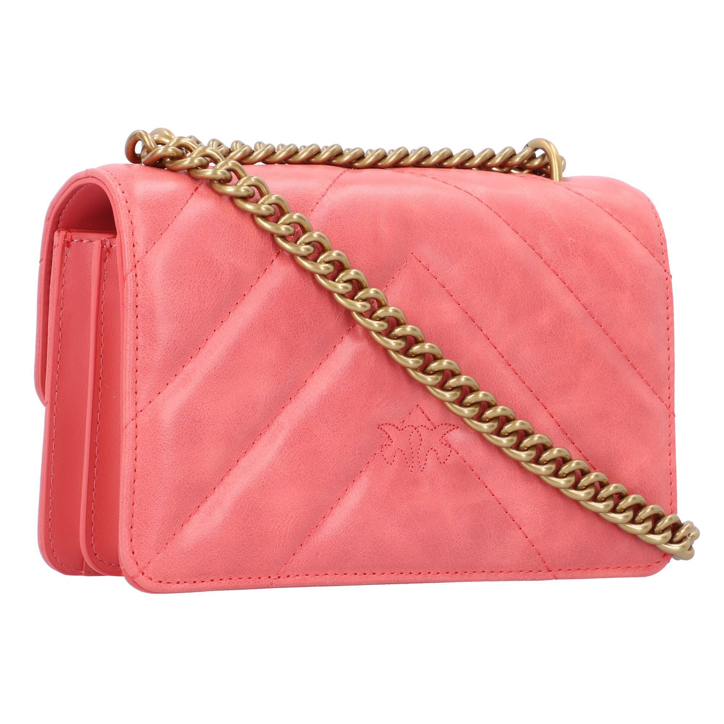 Borsa a tracolla 'Love One' di PINKO in arancione