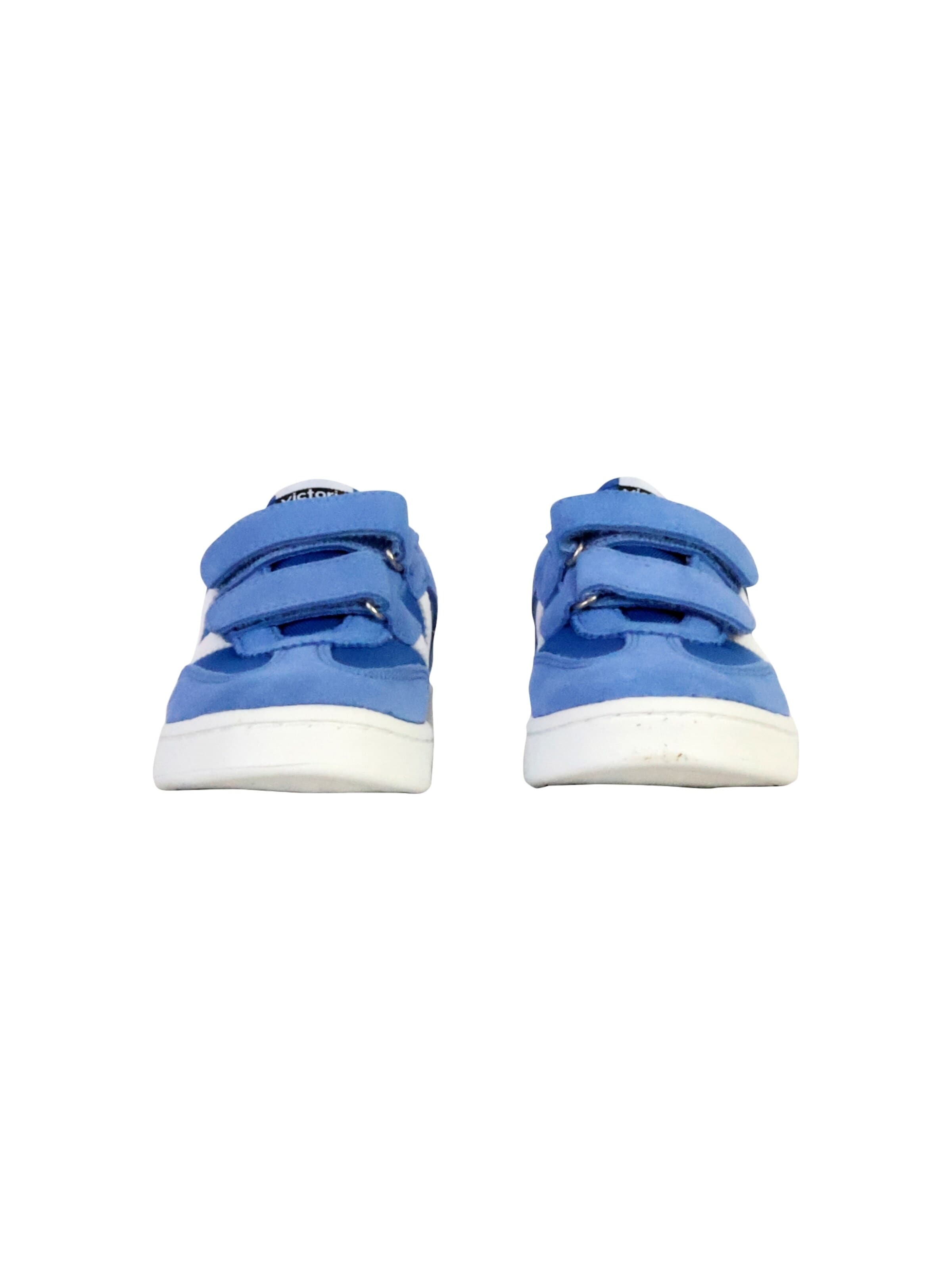 victoria - Zapatillas deportivas 'Niedrige Ledersneaker für Kinder' en azul