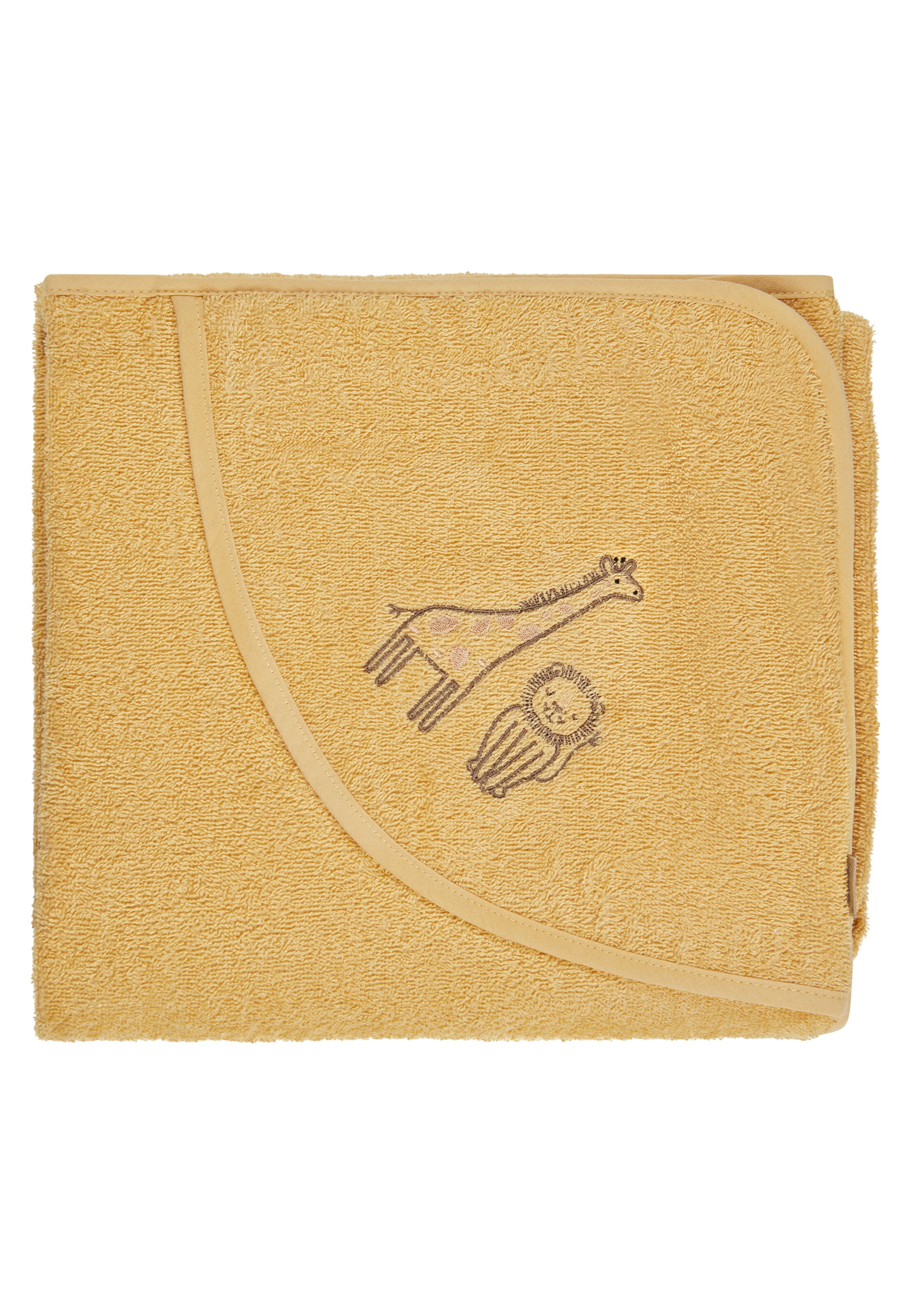 STERNTALER Shower Towel 'Kaya' in Yellow: front