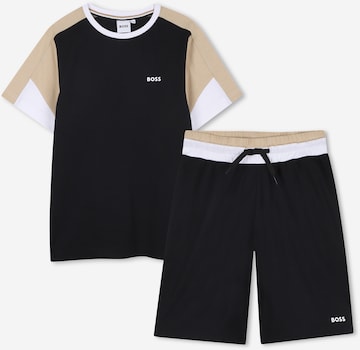 BOSS Sweat suit in Black: front