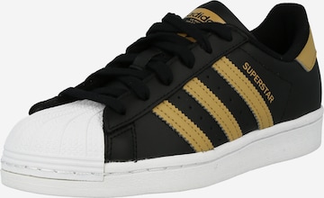 Sneaker 'Superstar' de la ADIDAS ORIGINALS pe negru: față