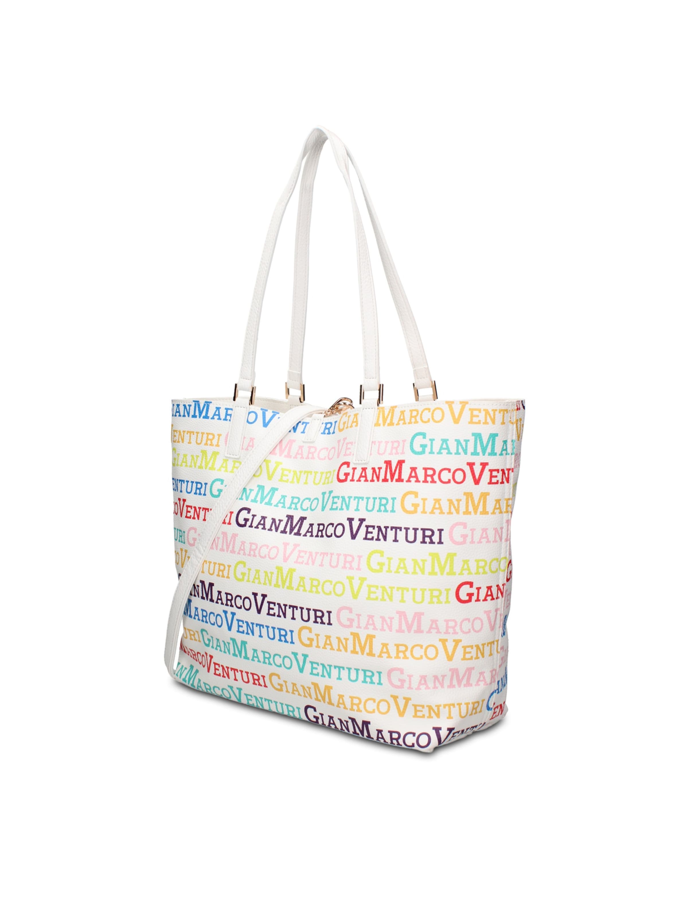 Shopper 'Shopper Elegante Pelle Vegana Gianmarco Venturi - Borsa Donna Versatile' di GianMarco Venturi in bianco
