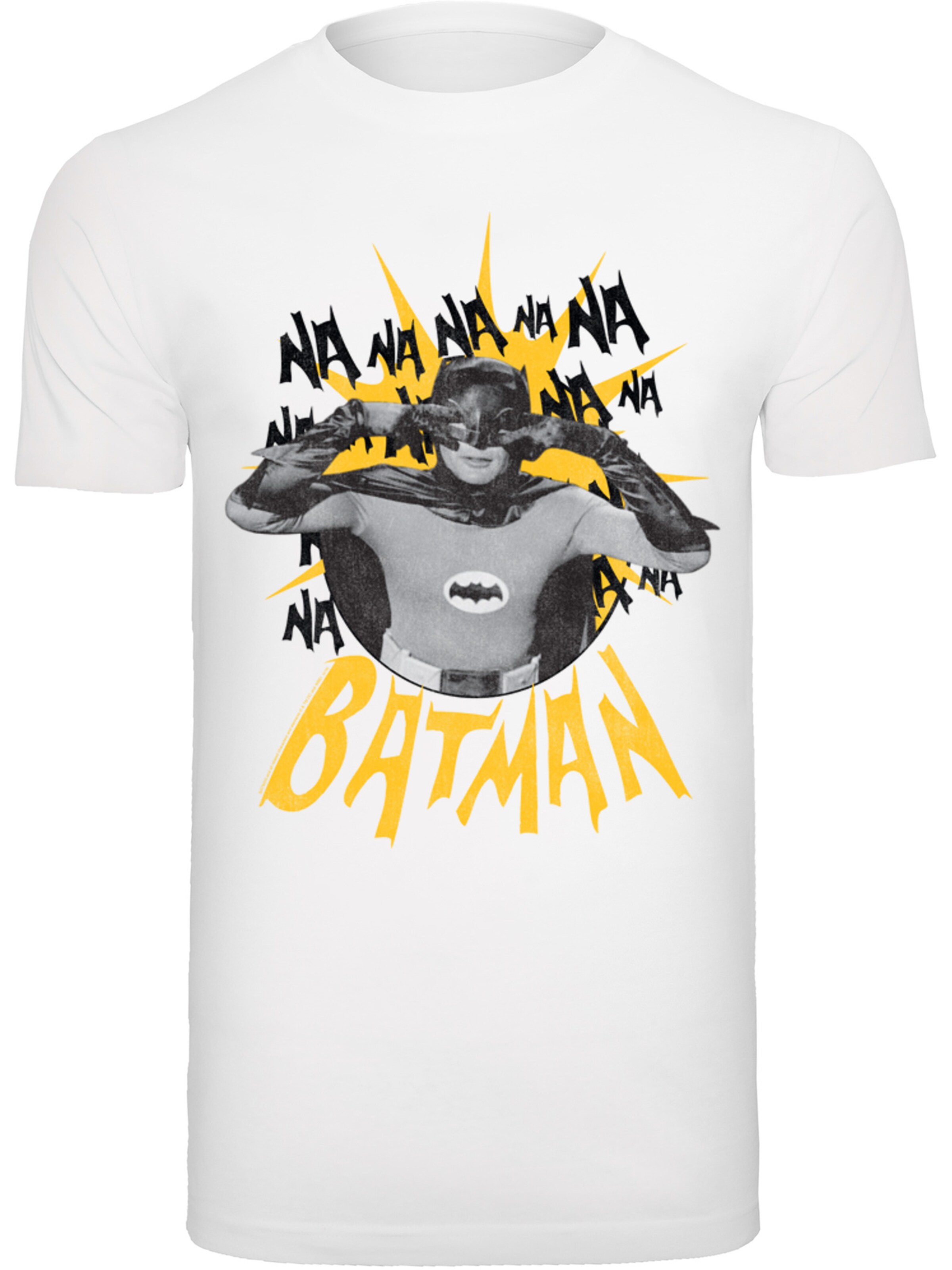 F4NT4STIC Shirt 'Batman TV Series Nananana' in White: front