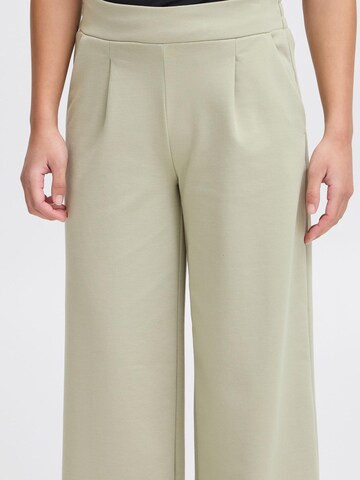 Wide leg Pantaloni ' IHKate ' di ICHI in verde