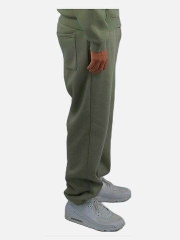 HEFTYKA Loosefit Sporthose 'CUFF JOGGER'‌ in Grün