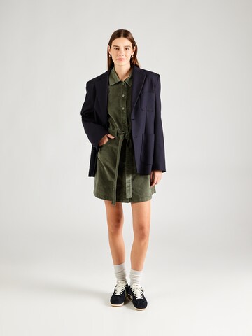 Robe-chemise 'Amana' mazine en vert