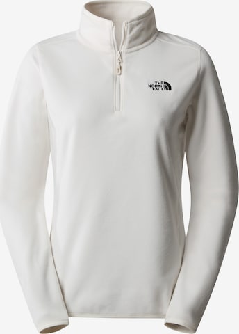 THE NORTH FACE Sporttrui '100 GLACIER' in Wit: voorkant