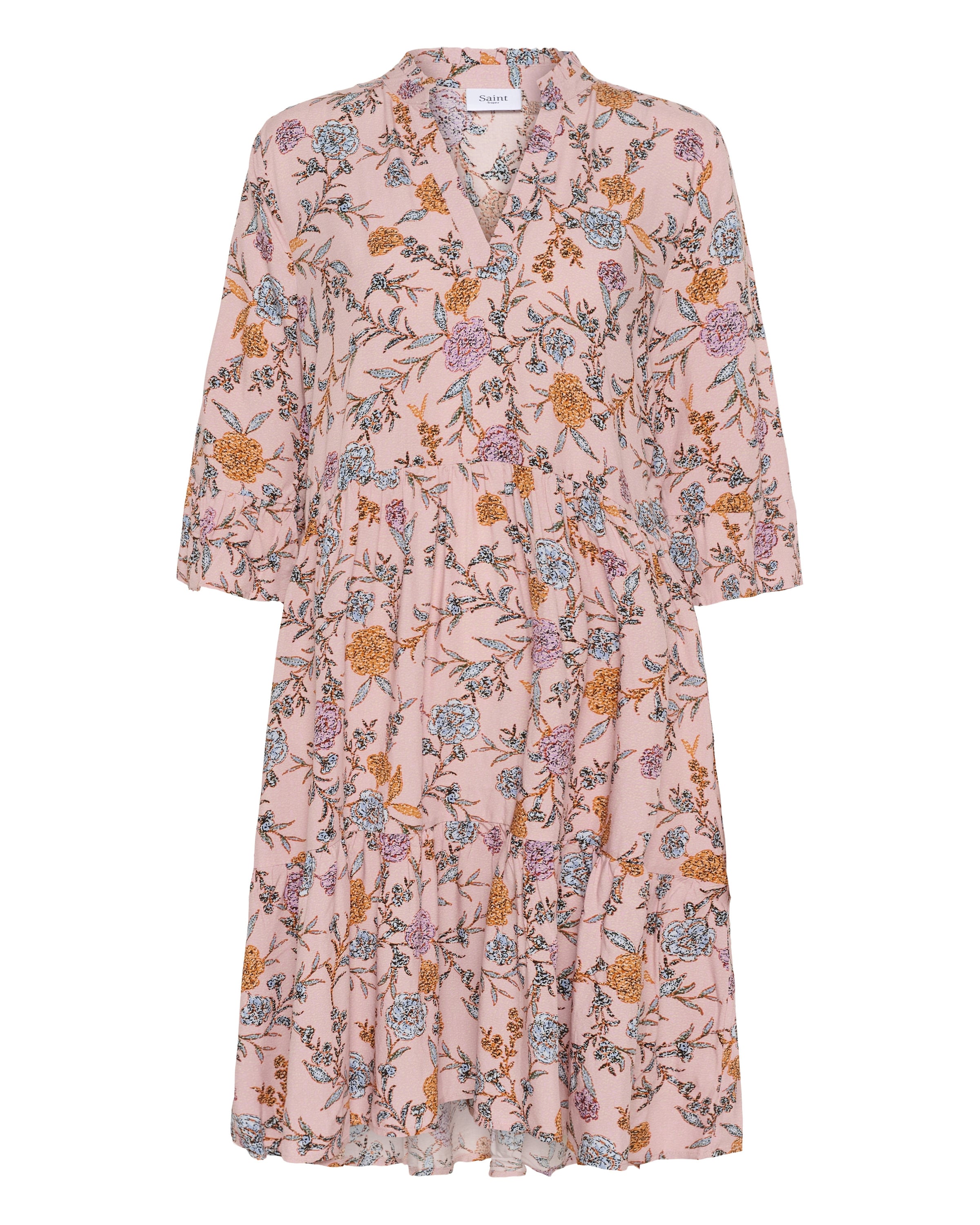 Robe 'Eda' SAINT TROPEZ en rose : devant