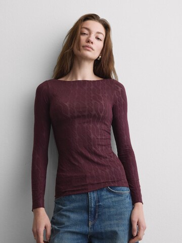 INTIMISSIMI Shirt 'Ultralight' in Red: front