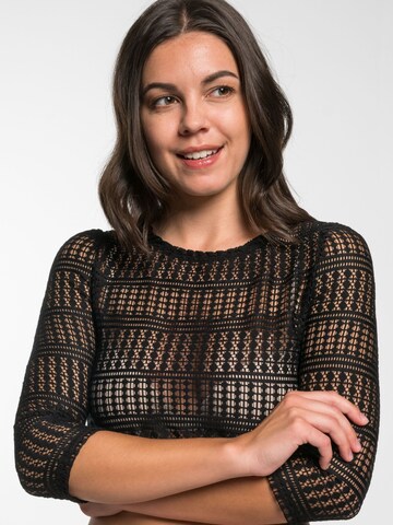 SPIETH & WENSKY Traditional blouse 'Elster' in Black: front