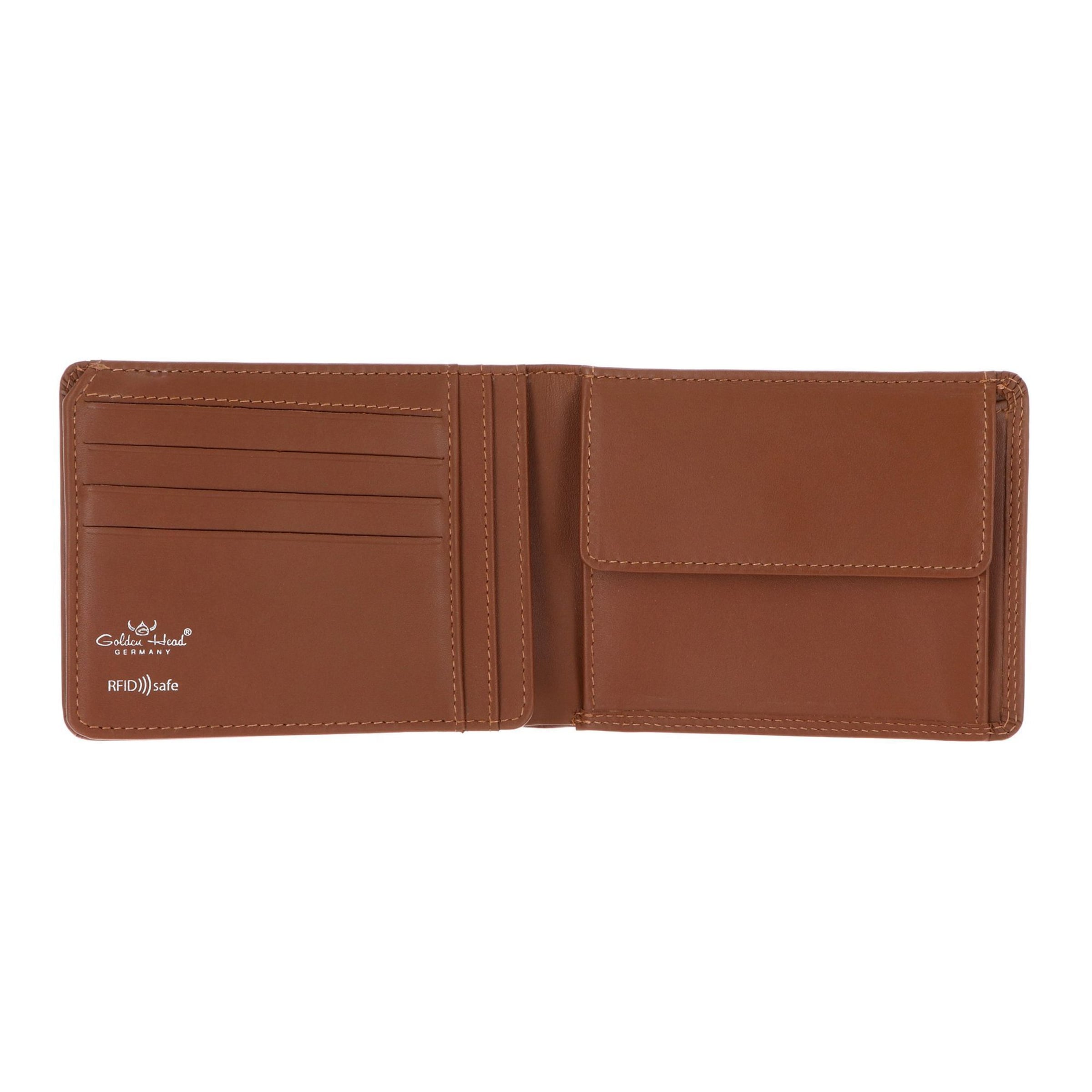 Porte-monnaies 'Polo' GOLDEN HEAD en marron