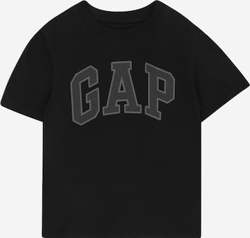 GAP Μπλουζάκι σε μαύρο: μπροστά
