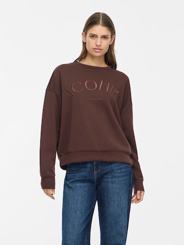 VILA Sweatshirt 'VIREFLECT' in Braun: Vorderseite