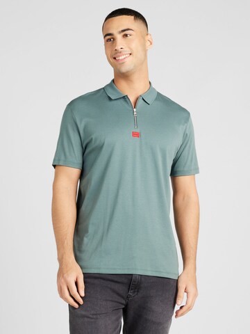 HUGO - Camisa 'Deresom 241' em verde: frente