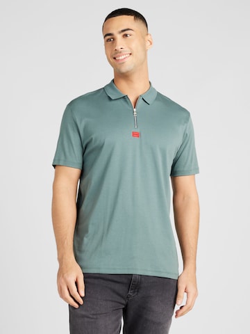 T-Shirt 'Deresom 241' HUGO Red en vert : devant