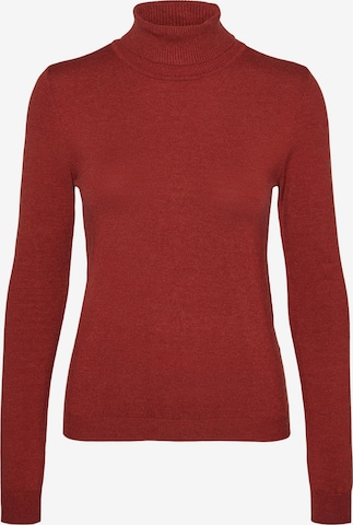VERO MODA Sweater 'HAPPINESS' in Red: front