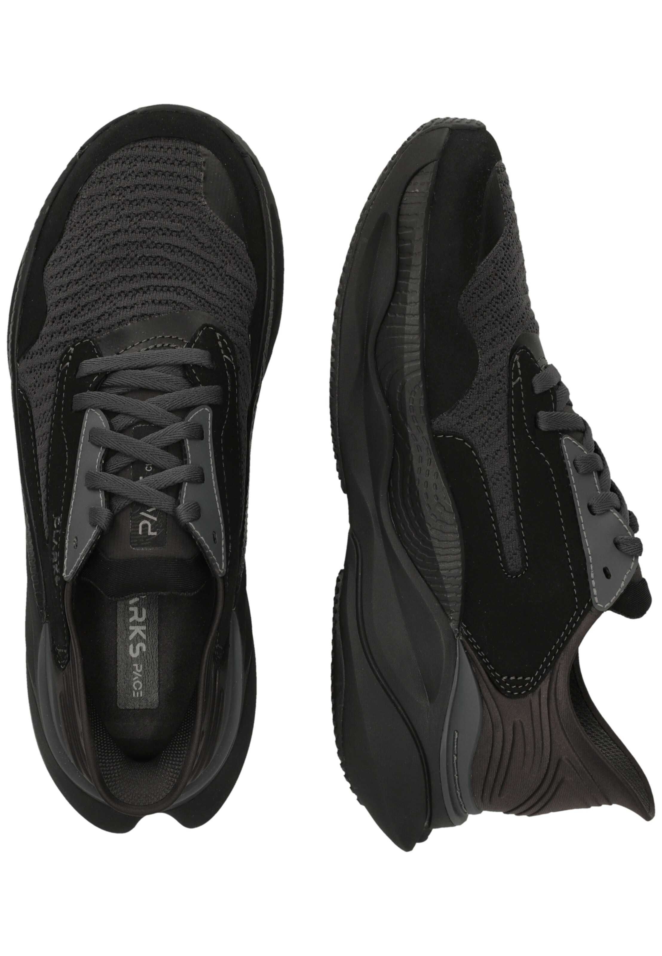 CLARKS Sneakers laag 'Pace' in Zwart