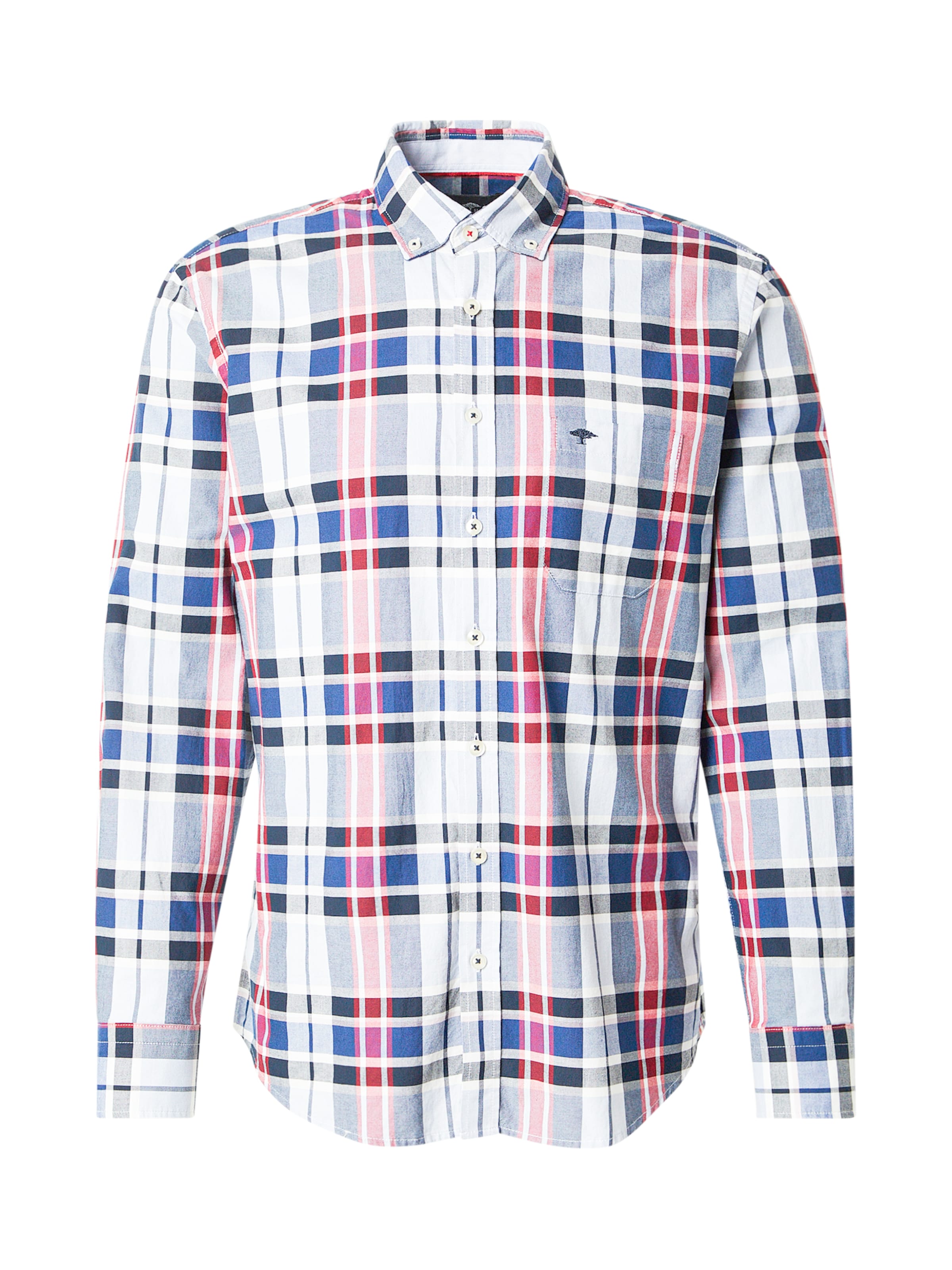 FYNCH-HATTON Klasický střih Košile – modrá: přední strana