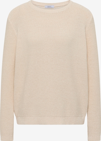 CECIL Pullover in Beige: Vorderseite
