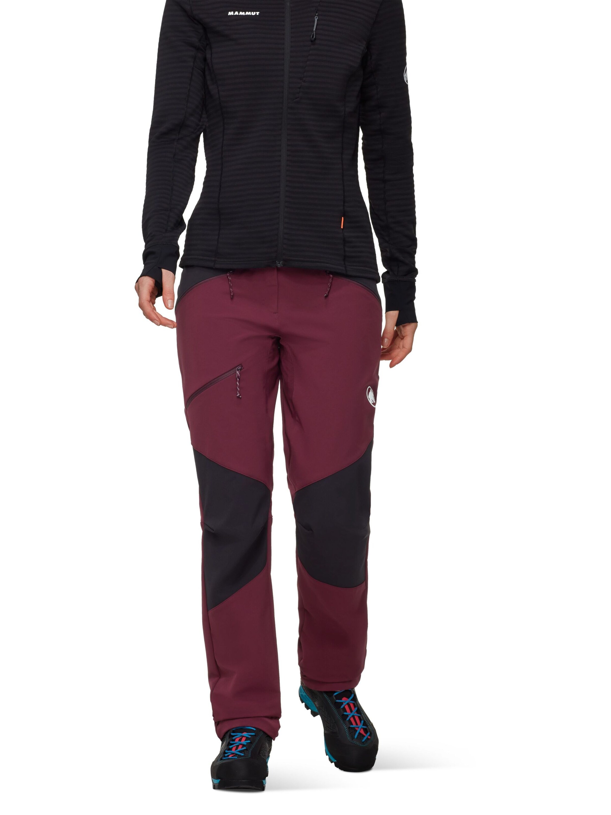 MAMMUT Regular Outdoorhose ‘Taiss’ in Rot: Vorderseite