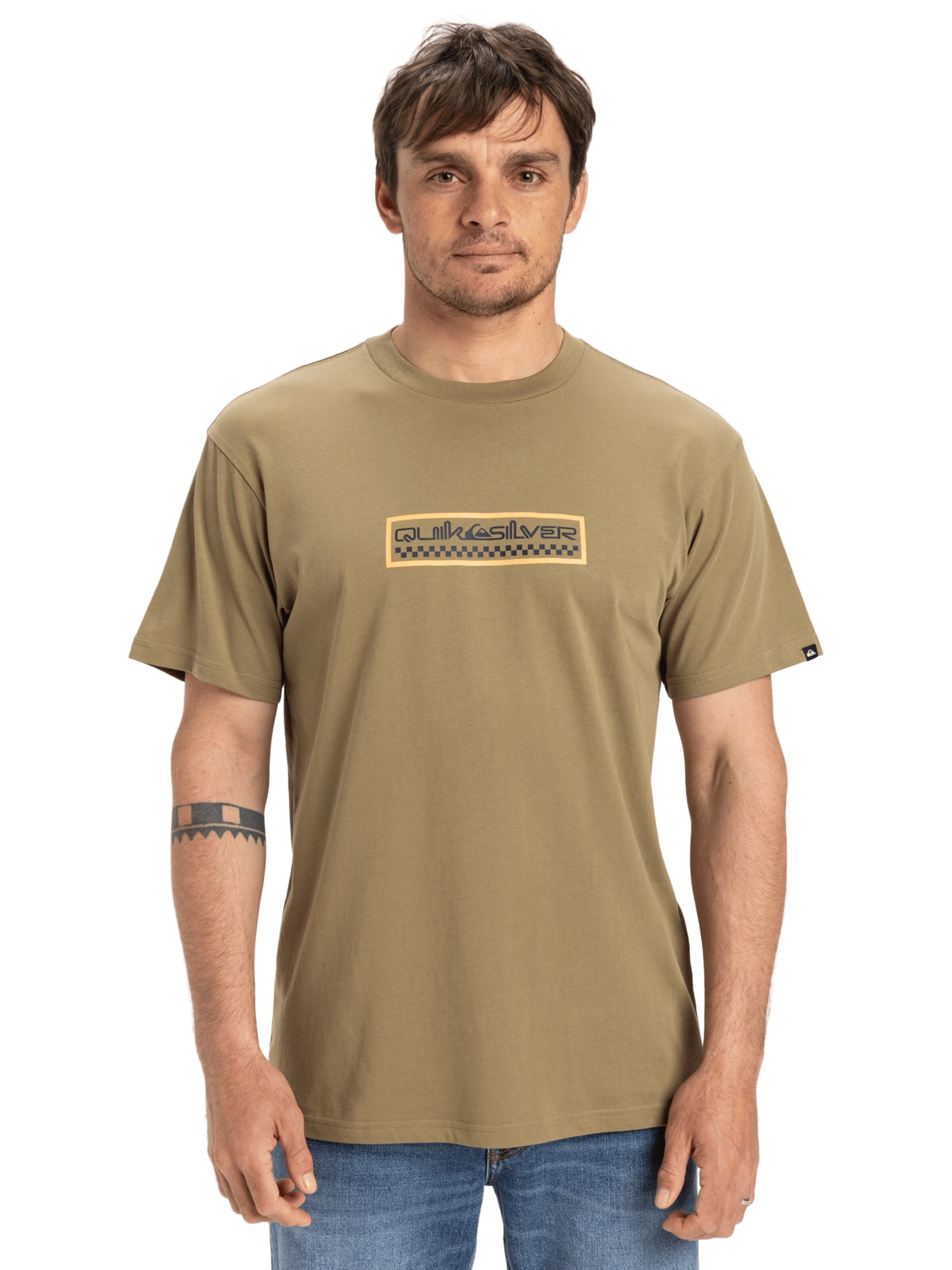 QUIKSILVER Shirt 'Ev Sun Dagger' in Green: front