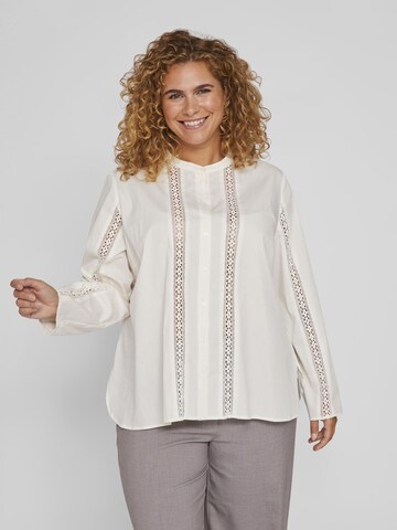 EVOKED Blouse in Wit: voorkant