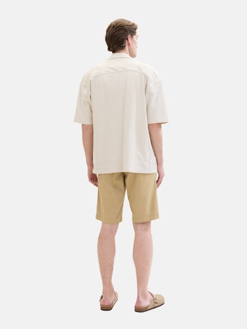 TOM TAILOR Regular Shorts in Braun