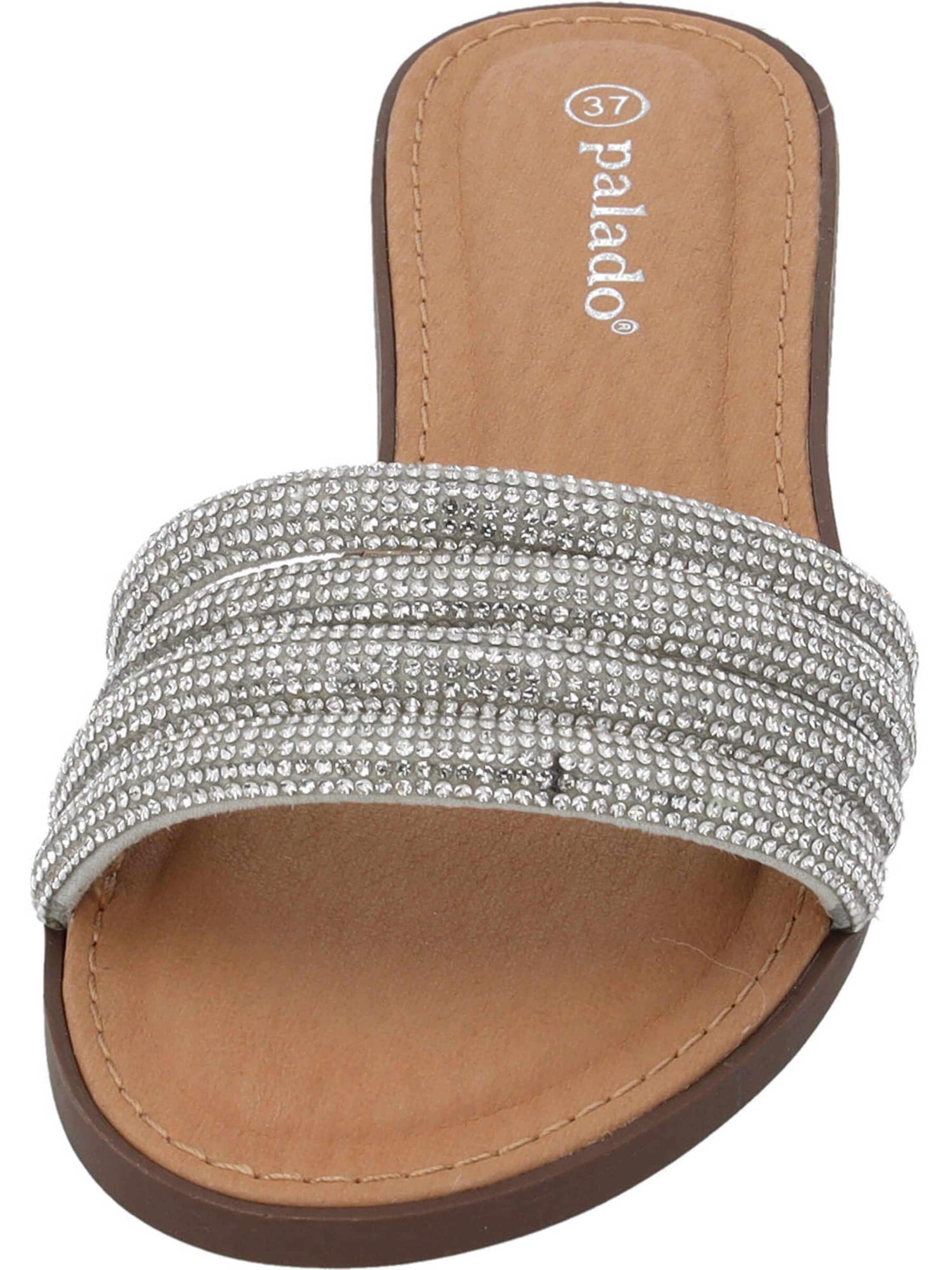 Palado by Sila Sahin Pantolette 'Jeemi' in Silber