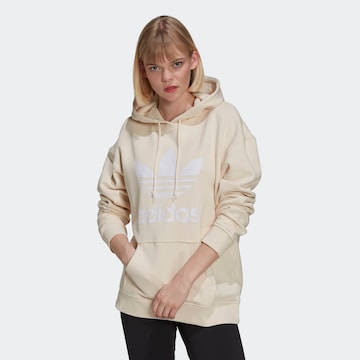 ADIDAS ORIGINALS Sweatshirt in Beige: front