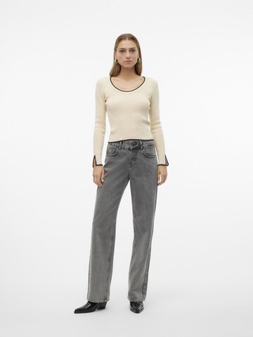 VERO MODA Trui 'VMJoan' in Beige
