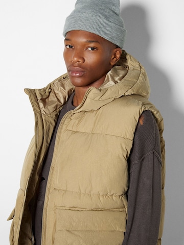 Bershka Weste in Beige