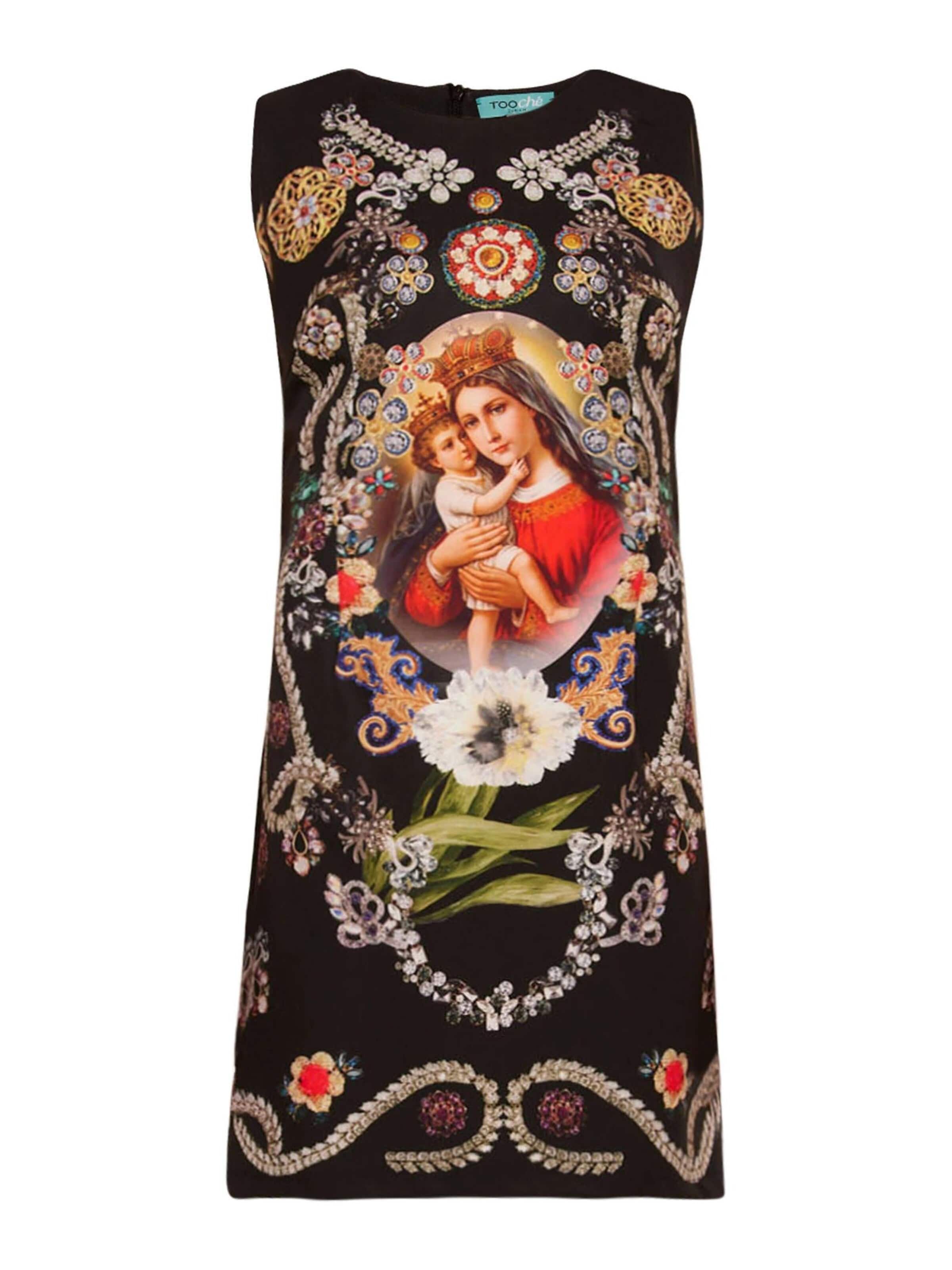 TOOche Sheath Dress 'La Madonna' in Black: front