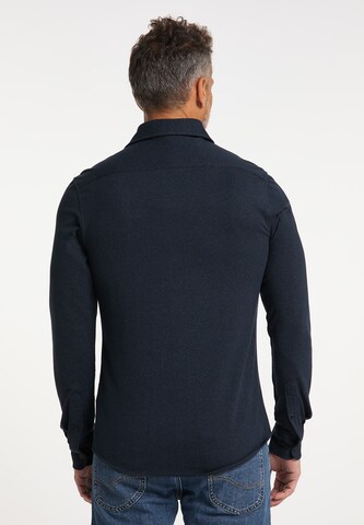 DreiMaster Maritim Slim Fit Hemd in Blau