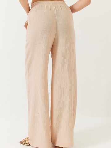 Bianco Lucci Široký strih Nohavice - Béžová