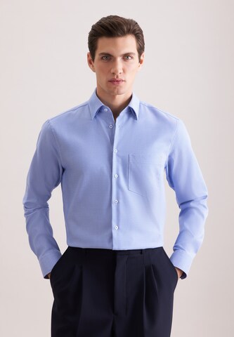 Coupe regular Chemise business 'SMART ESSENTIALS' SEIDENSTICKER en bleu