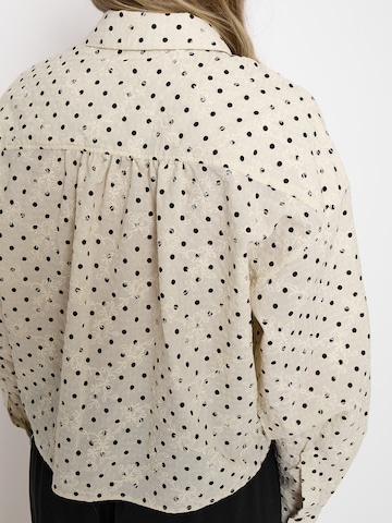 T-shirt 'Raula' Peppercorn en blanc
