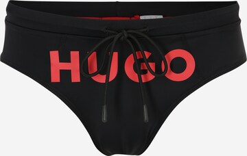 Pantaloncini da bagno 'LAGUNA' di HUGO in nero: frontale