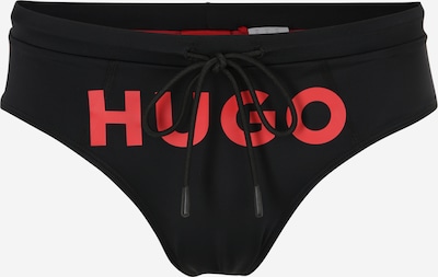 HUGO Zwembroek 'LAGUNA' in de kleur Rood / Zwart, Productweergave