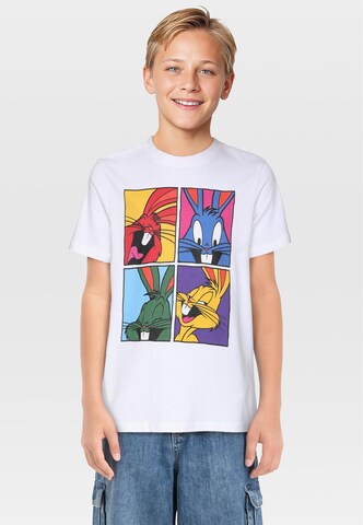 Mister Tee Set 'Bugs Bunny' in Grau: Vorderseite